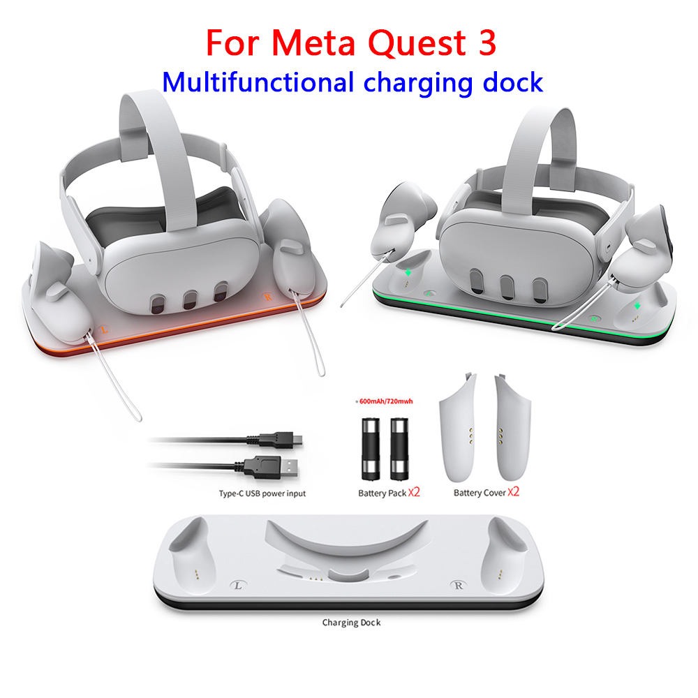 Vr Charging Dock Stand Dual Controller - Зарядная док-станция для гарнитуры Oculus Quest