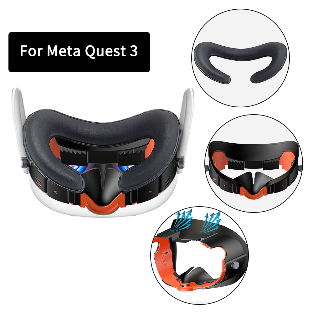 Vr Facial Interface Foam Pad Leather - Регулируемый сменный кронштейн из пенопласта из