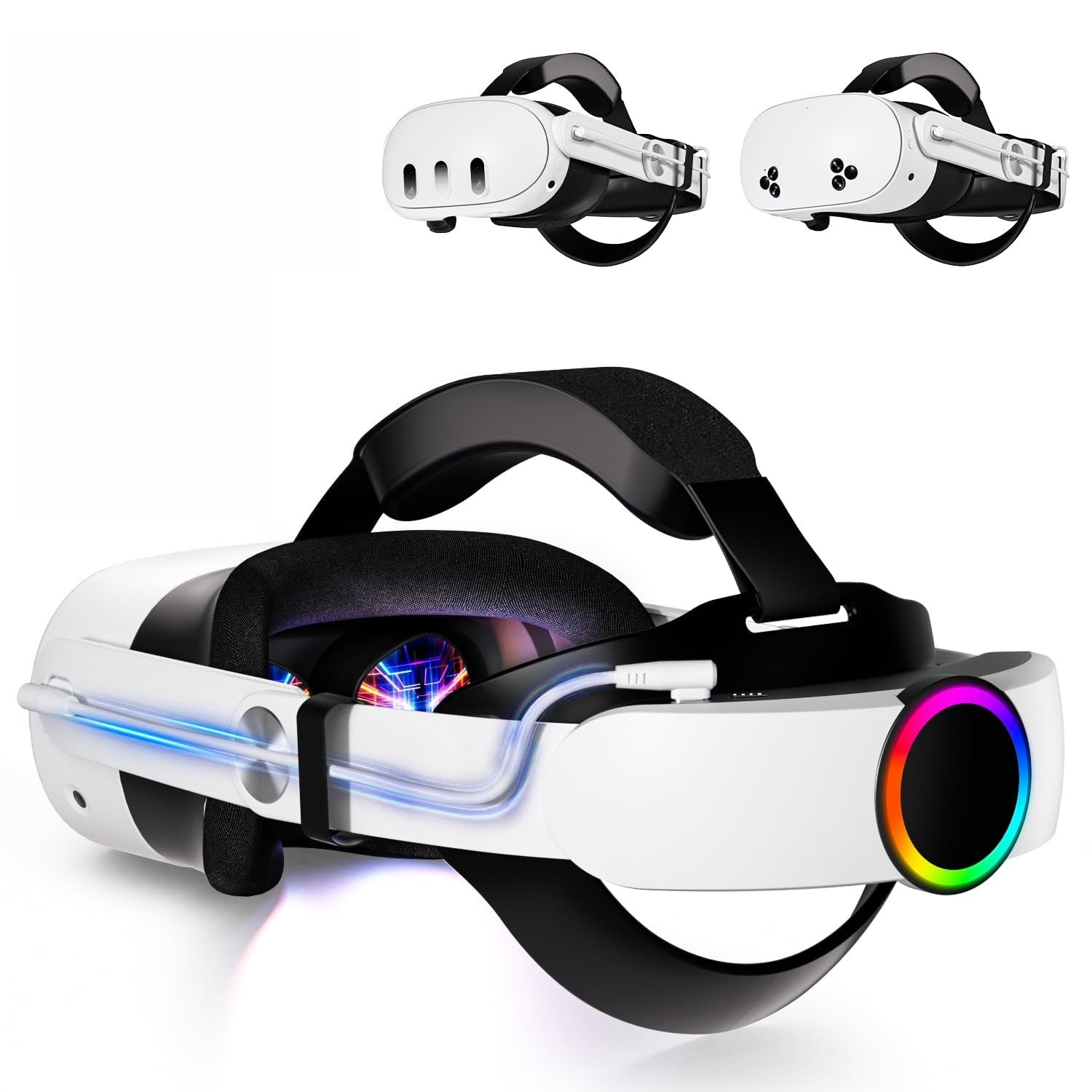 Head Strap With Battery Pack Vr Elite - Ремешок для Meta Quest 3/3S с