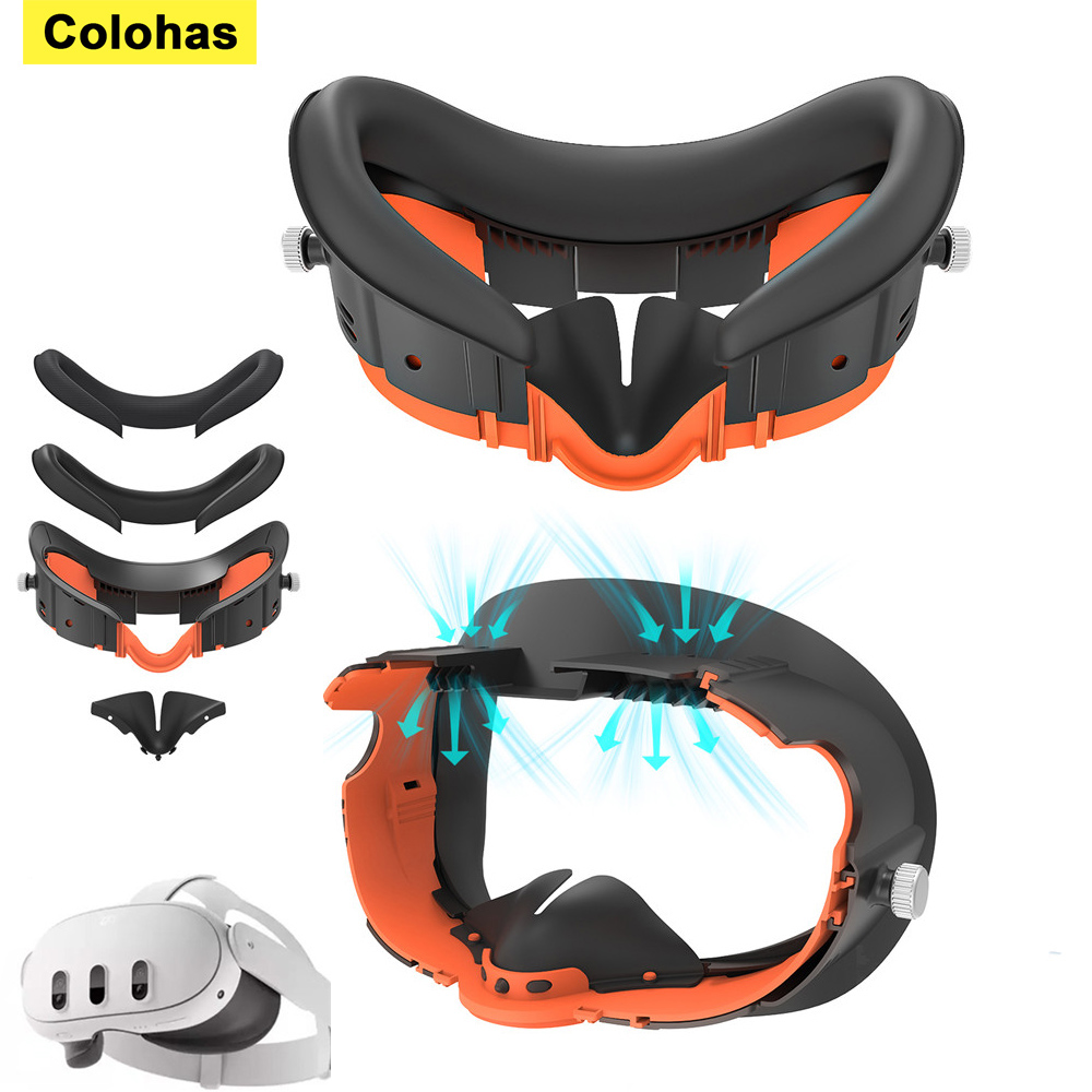 Vr Facial Interface Foam Pad Leather - Регулируемый сменный кожаный пенопластовый кронштейн для