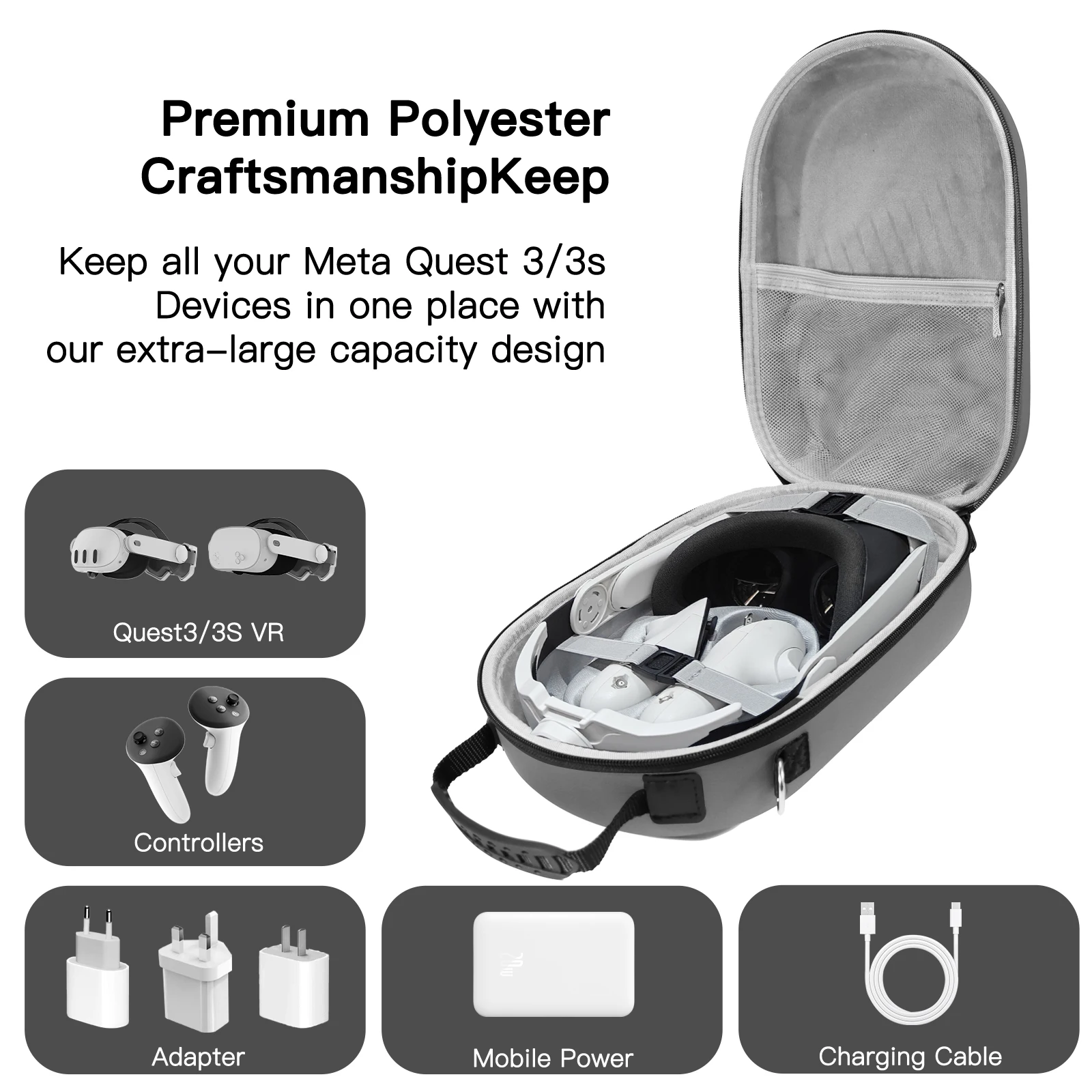 Жесткий чехол для переноски, у – обзор и цена Vr Carrying Case Hard Travel Storage