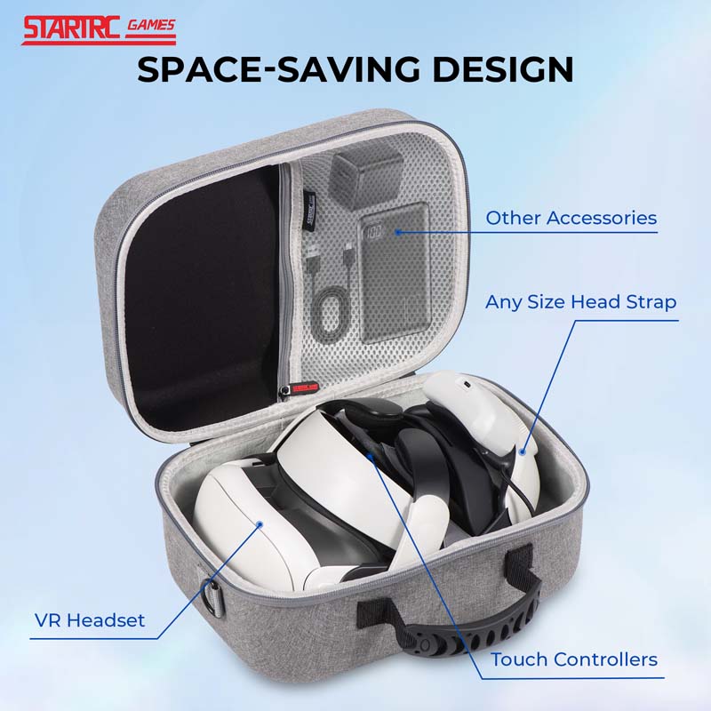 Чехол для хранения аксессуаров – обзор и цена Vr Carrying Case Hard Travel Storage