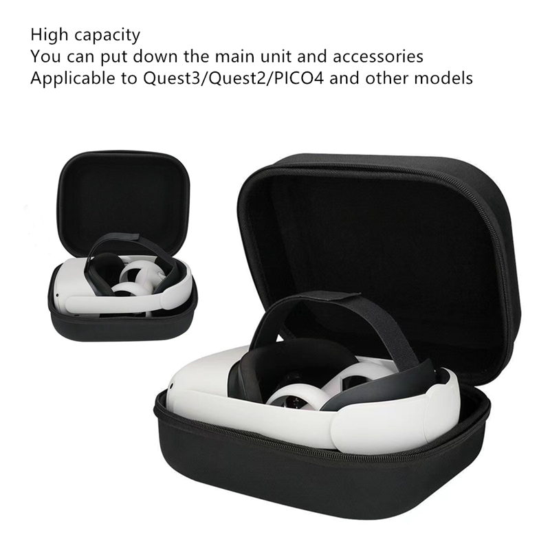 Для Quest3/Quest2/Pico4: порта – обзор и цена Vr Carrying Case Hard Travel Storage