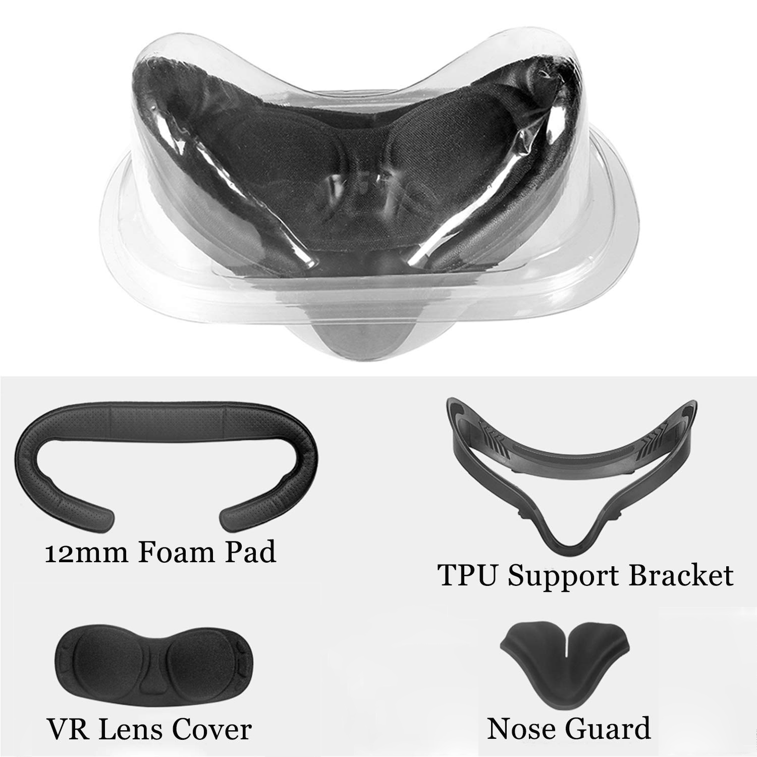 Сменная маска для глаз VR, пор – обзор и цена Vr Facial Interface Foam Pad Leather