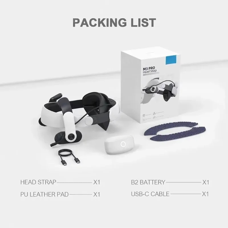 Ремешок для головы BOBO M3 Pro – обзор и цена Head Strap With Battery Pack Vr Elite