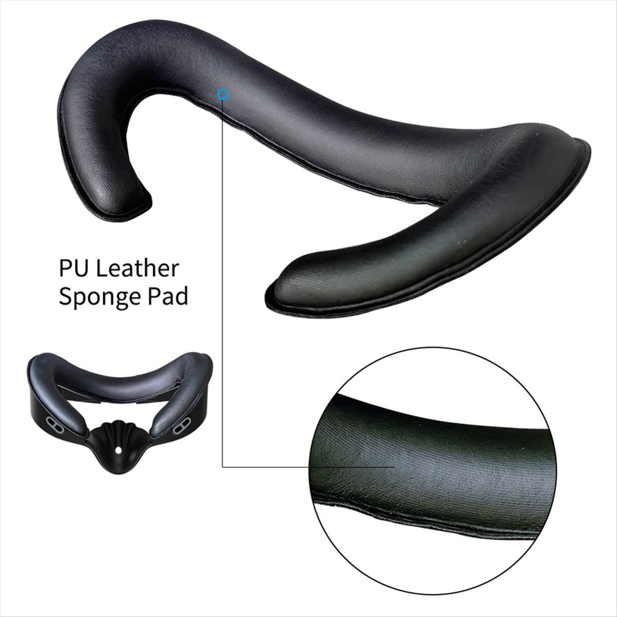 *A14E удобный регулируемый сме – обзор и цена Vr Facial Interface Foam Pad Leather