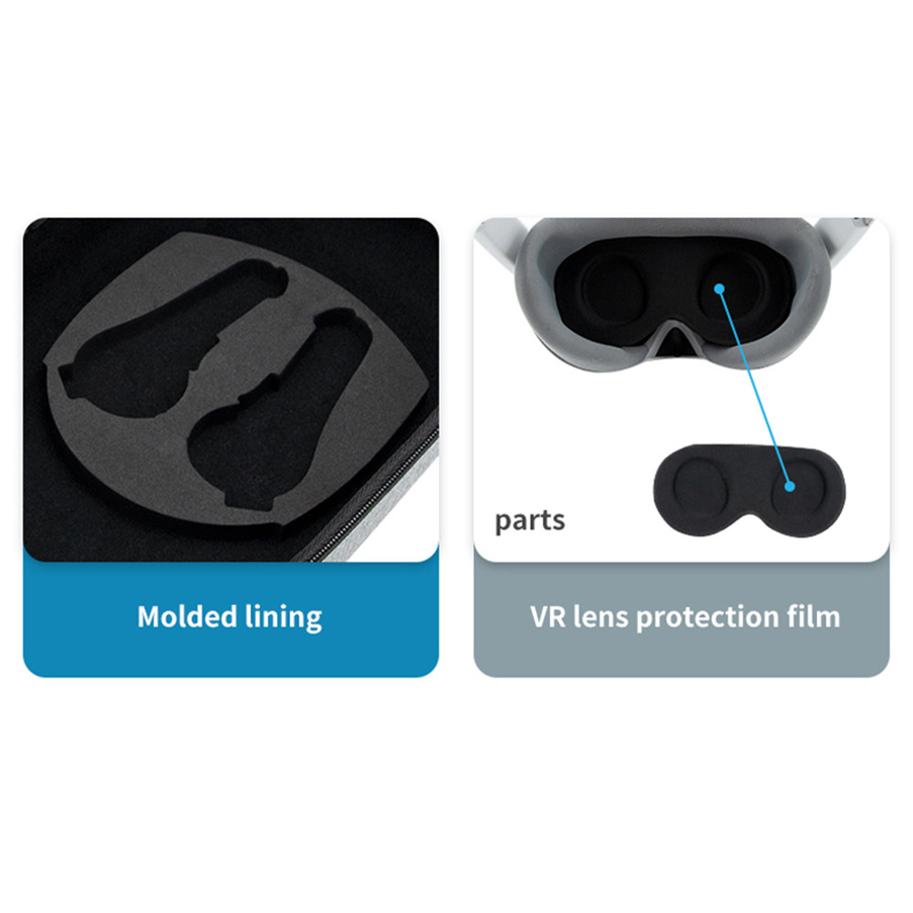 Аксессуары для VR-гарнитуры Pi – обзор и цена Vr Carrying Case Hard Travel Storage