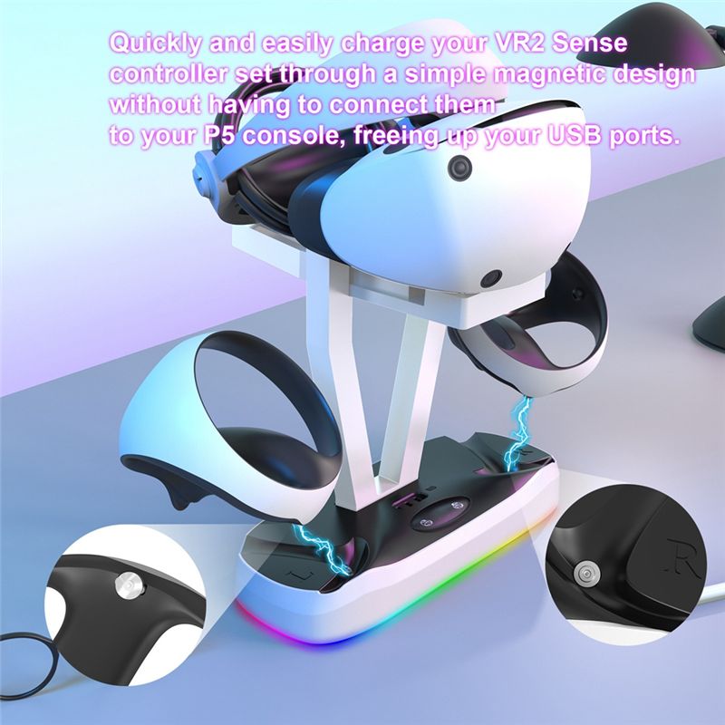 【Зарядное устройство】 Магнитна – обзор и цена Vr Charging Dock Stand Dual Controller