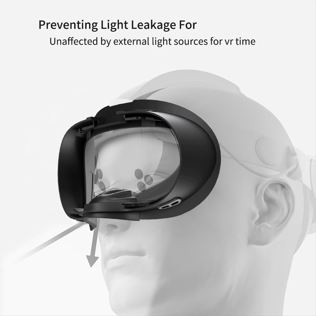 НОВЫЙ удобный регулируемый сме – обзор и цена Vr Facial Interface Foam Pad Leather
