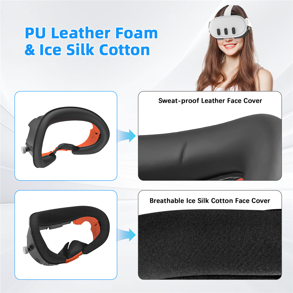 Регулируемый сменный кожаный п – обзор и цена Vr Facial Interface Foam Pad Leather