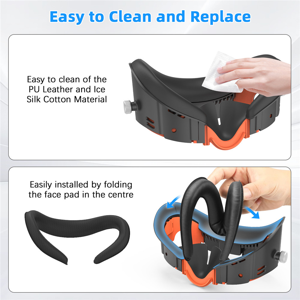 Регулируемый сменный кожаный п – обзор и цена Vr Facial Interface Foam Pad Leather